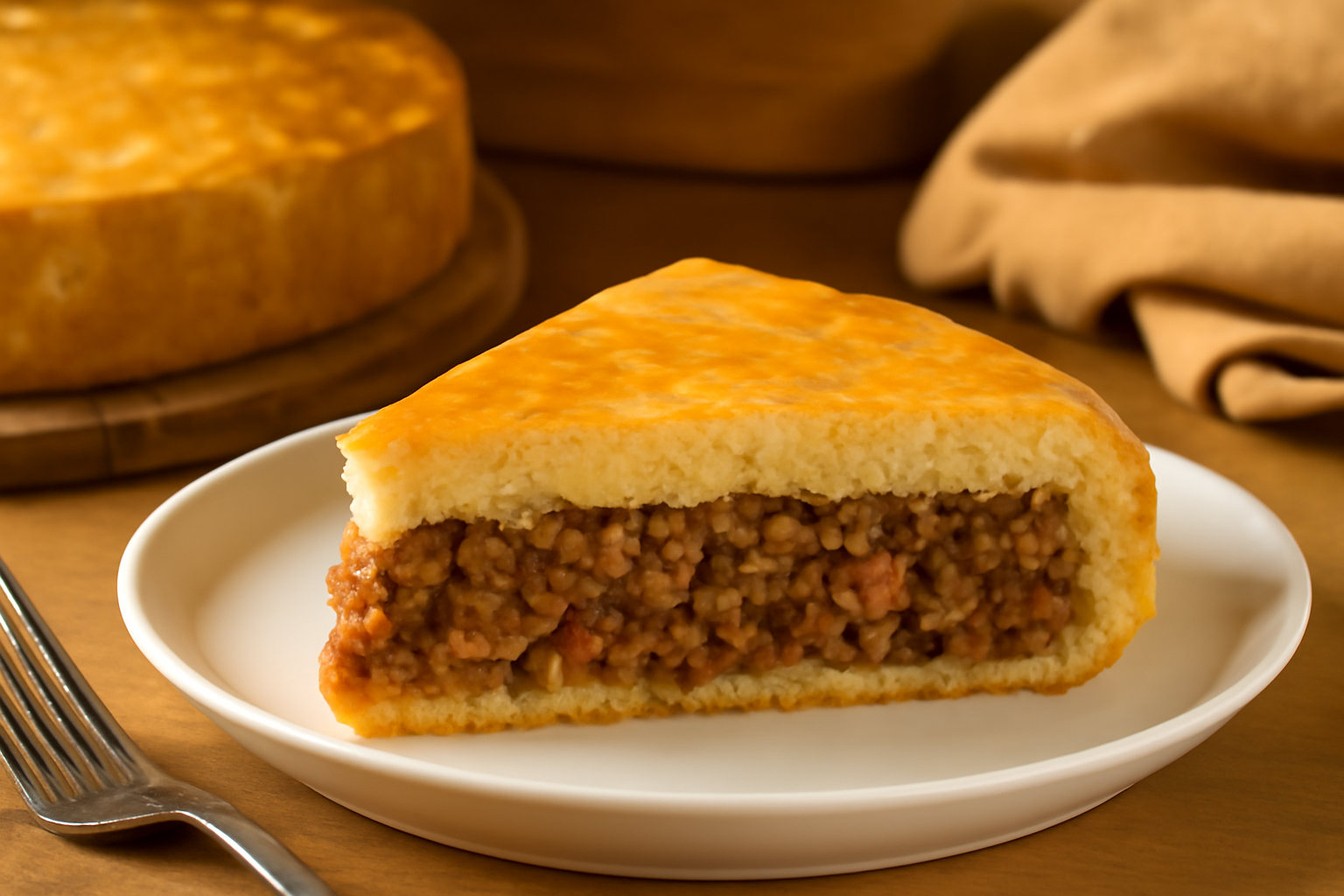 Torta Salgada de Carne Moída