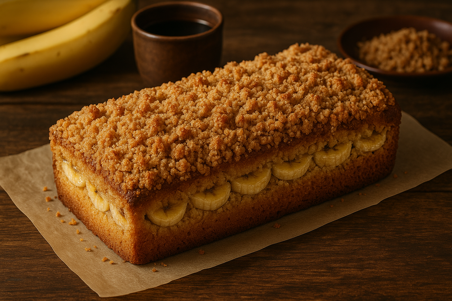 Receita de Cuca de Banana