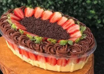 bombom de morango