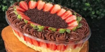 bombom de morango