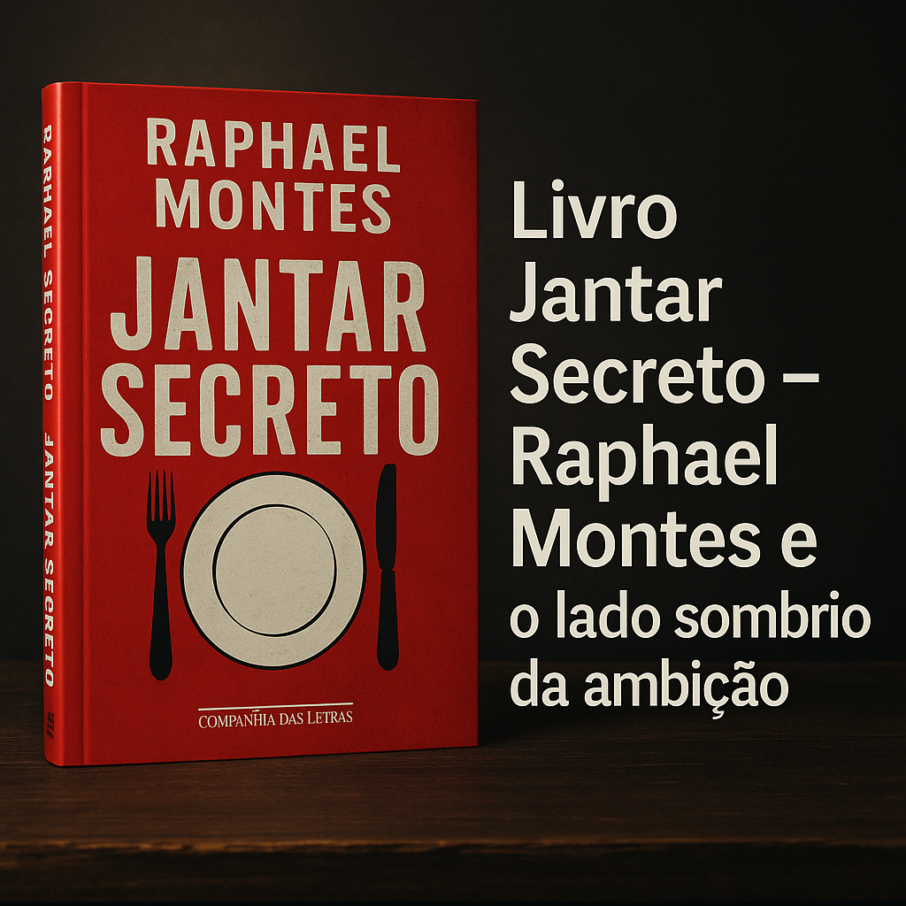 Livro Jantar Secreto – Raphael Montes e o lado sombrio da ambição ...