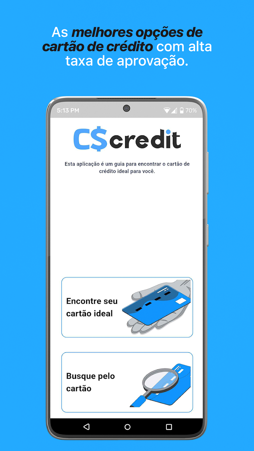 App CS Credit tela